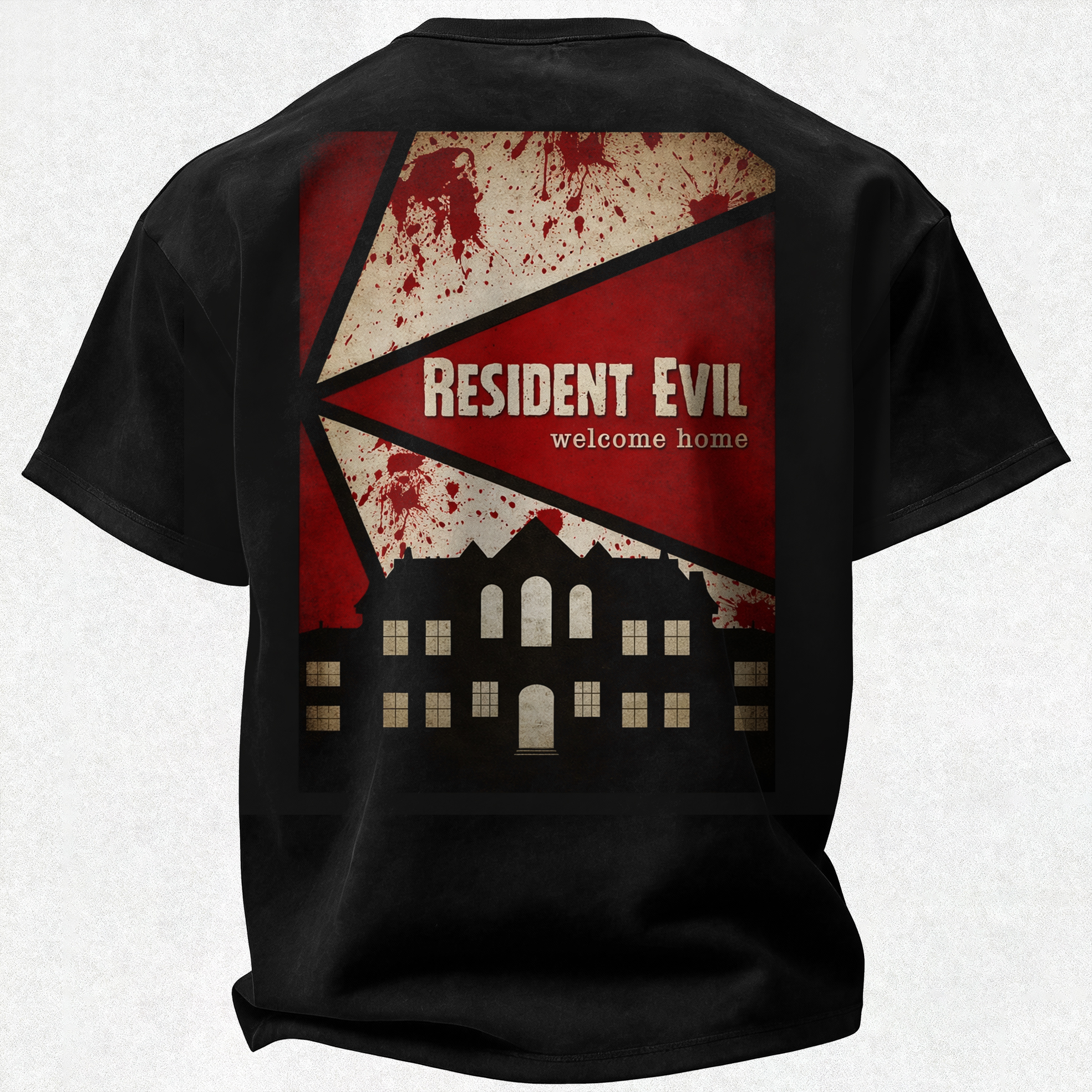 Resident Evil Printed Oversized Unisex T-shirt