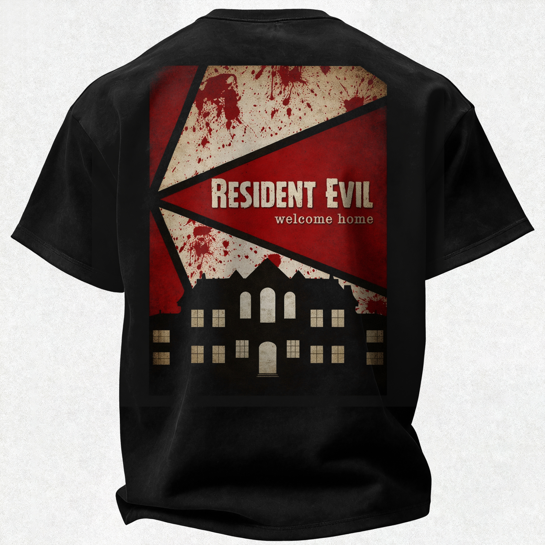 Resident Evil Printed Oversized Unisex T-shirt