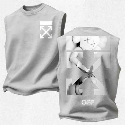 Street Fashion Print Men's Tank