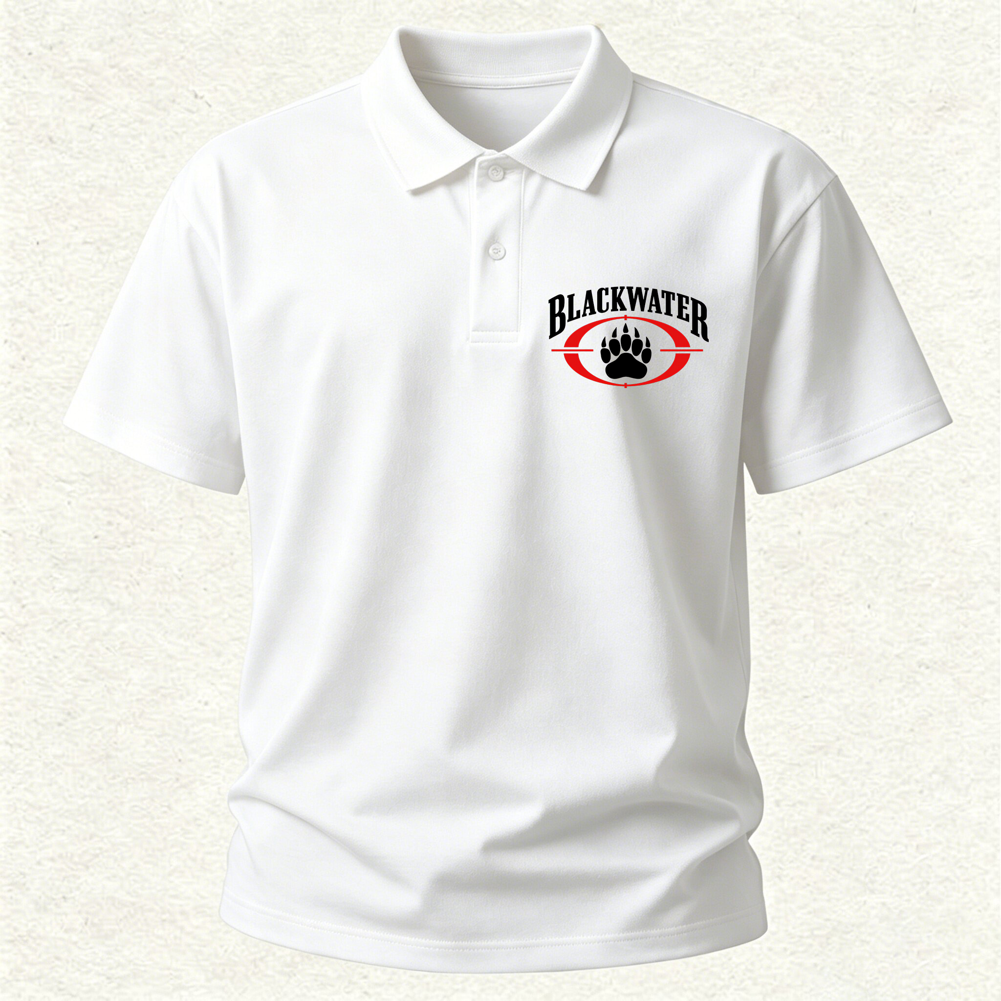 Blackwater Killing People for Money Since 1997 Printed Men's Polo Shirt