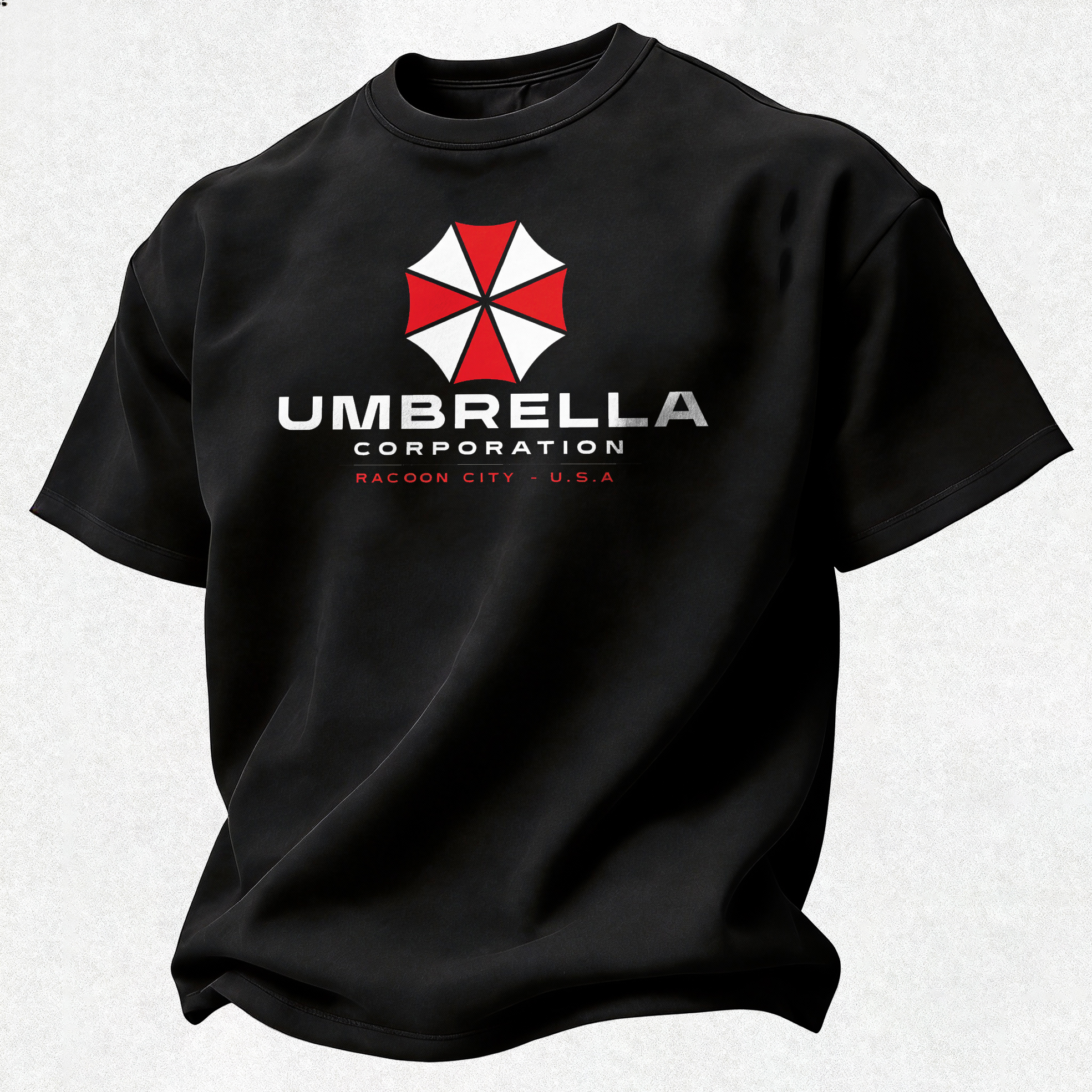 Resident Evil Umbrella Corporation Printed Oversized Unisex T-shirt