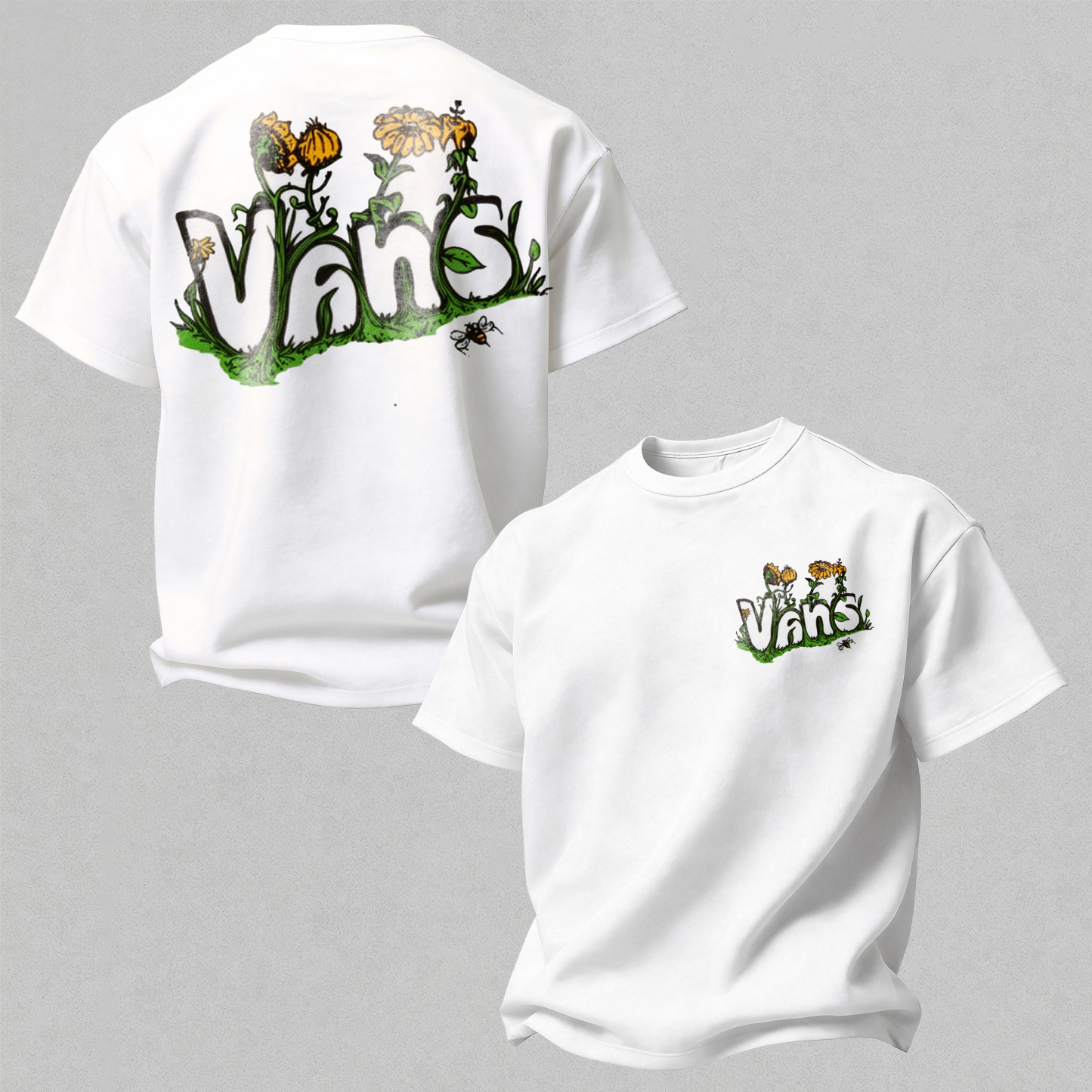 Vans Printed Oversized Unisex T-shirt