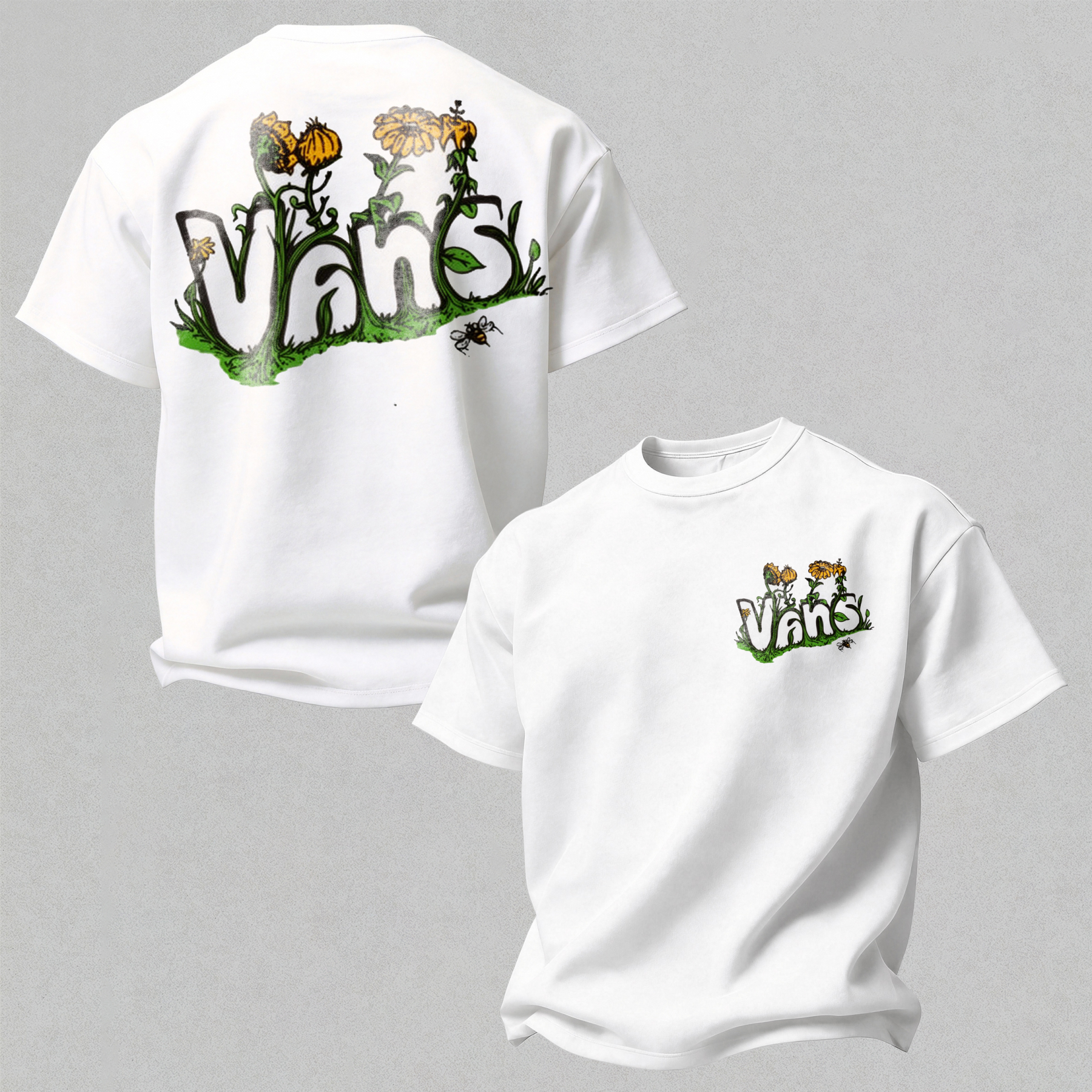 Vans Printed Oversized Unisex T-shirt
