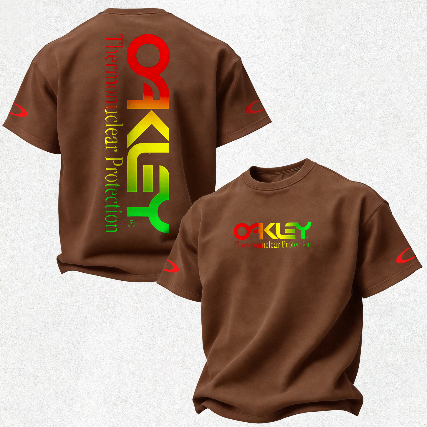 Oakley Thermonuclear Protection Printed Oversized Unisex T-shirt