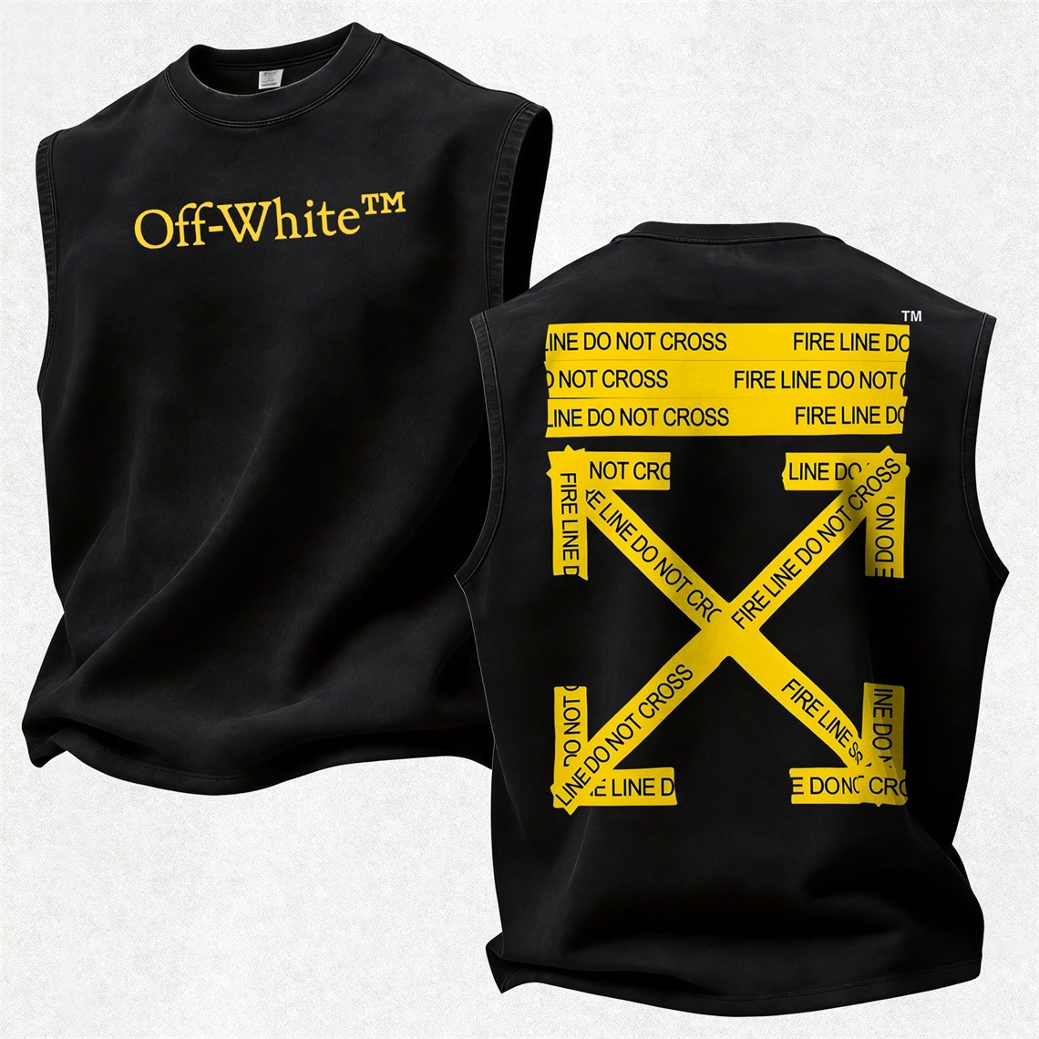 Off-White Print Men's Tank