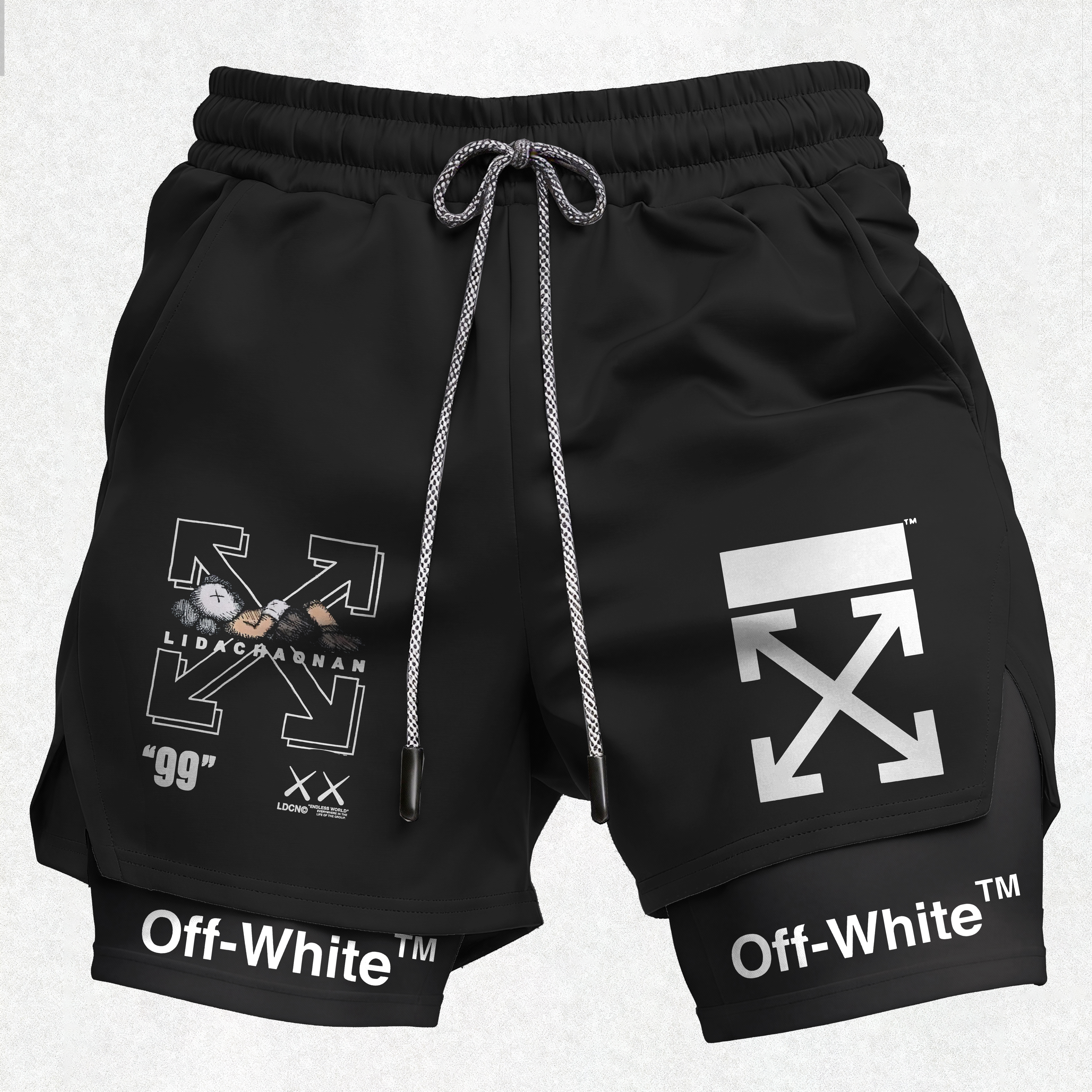 Street Fashion Print Men's Shorts