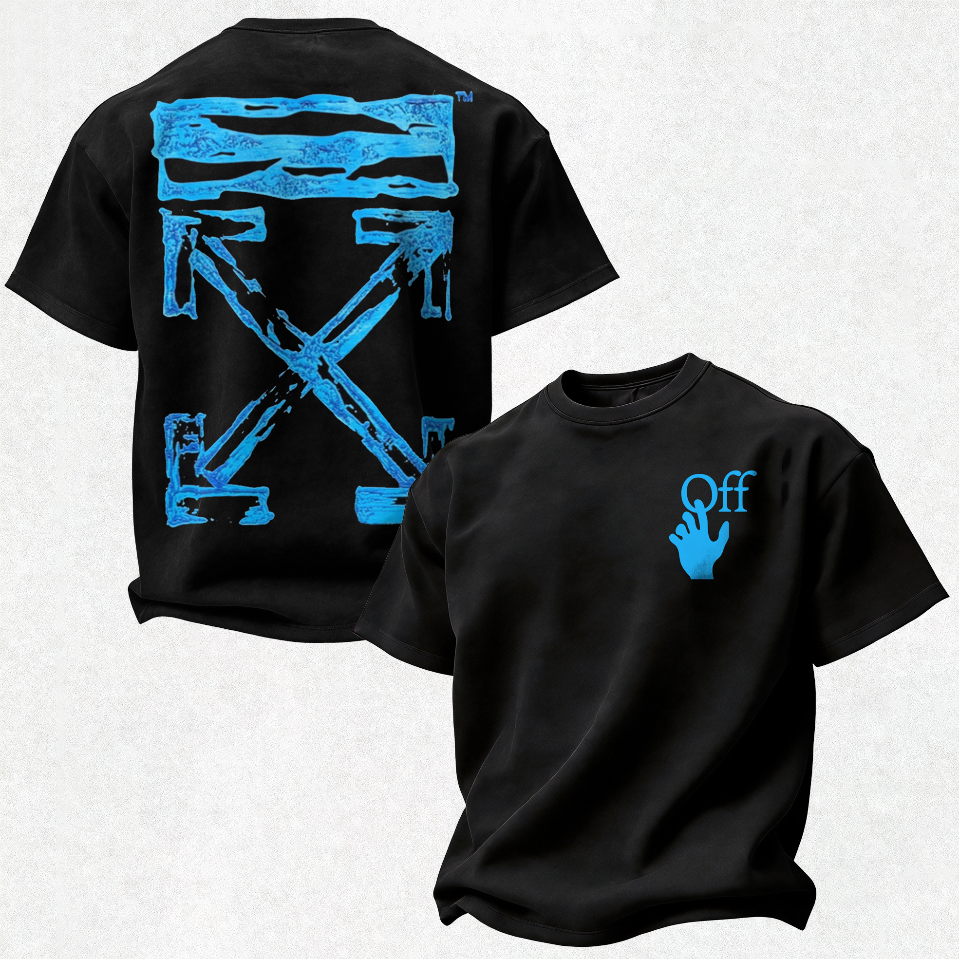 Off-White Printed Oversized Unisex T-shirt