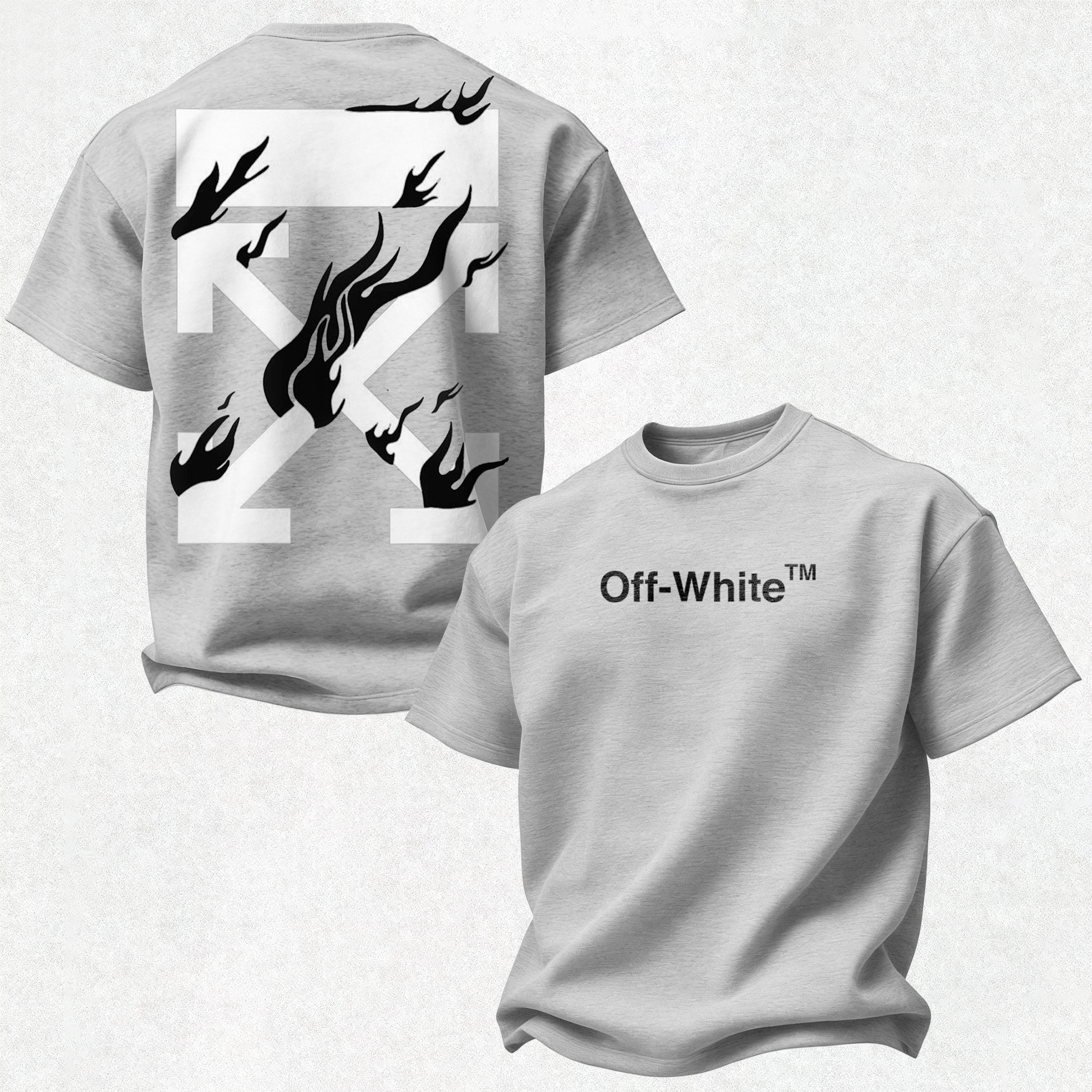 Off-White Printed Oversized Unisex T-shirt