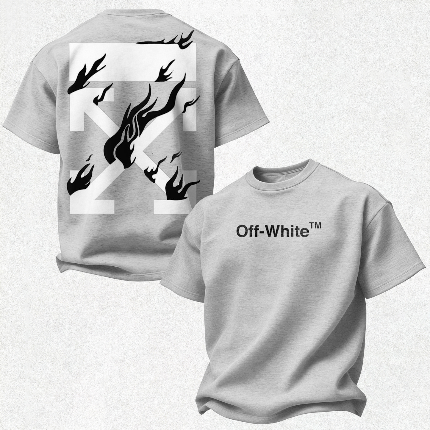 Off-White Printed Oversized Unisex T-shirt