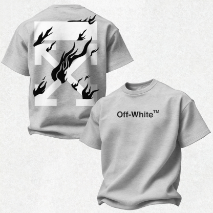 Off-White Printed Oversized Unisex T-shirt