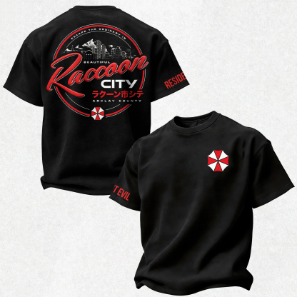 Resident Evil  Printed Oversized Unisex T-shirt