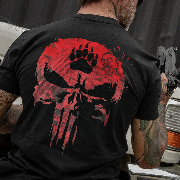 Blackwater Skull Printed Men's T-shirt