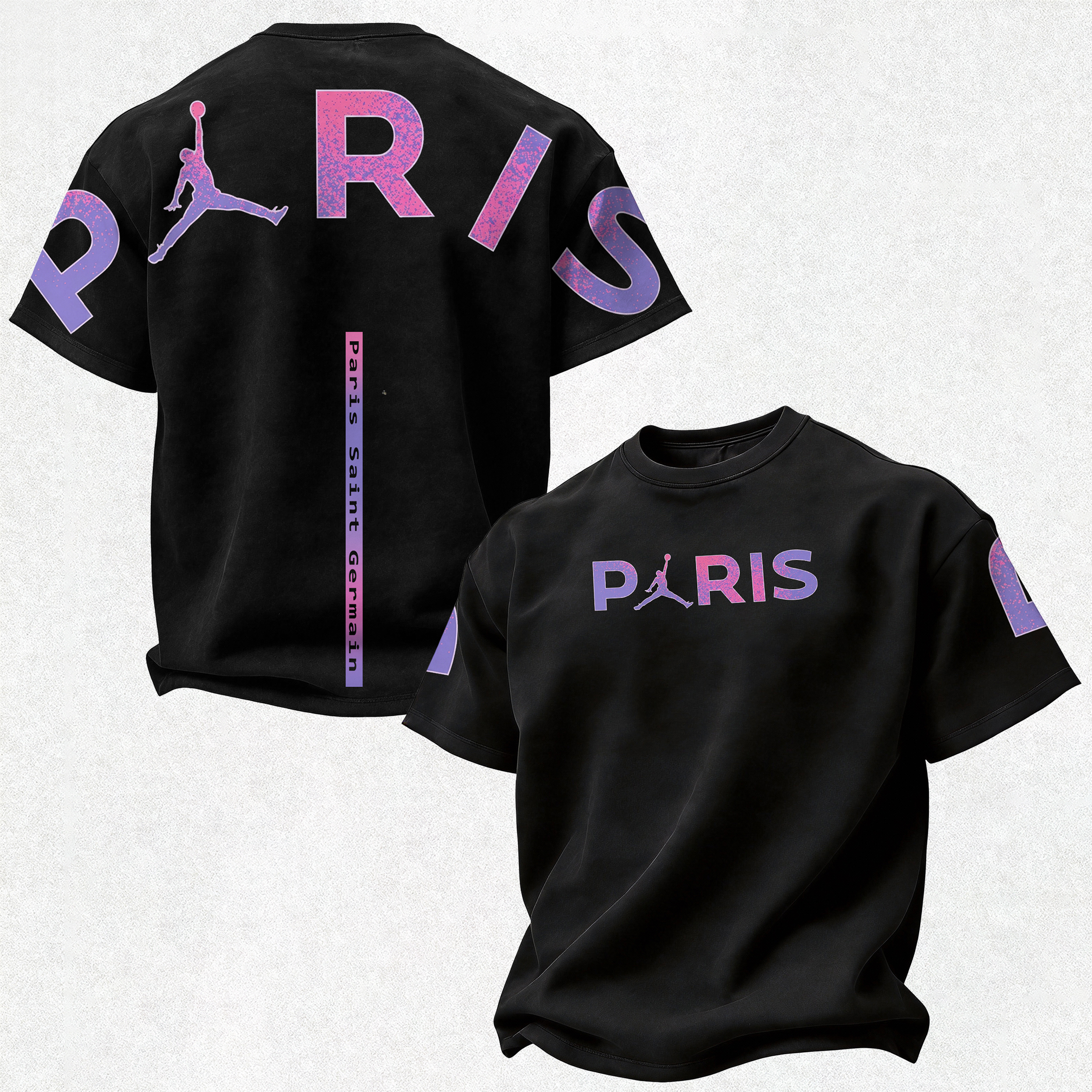 Fashion Street Art Printed Oversized Unisex T-shirt