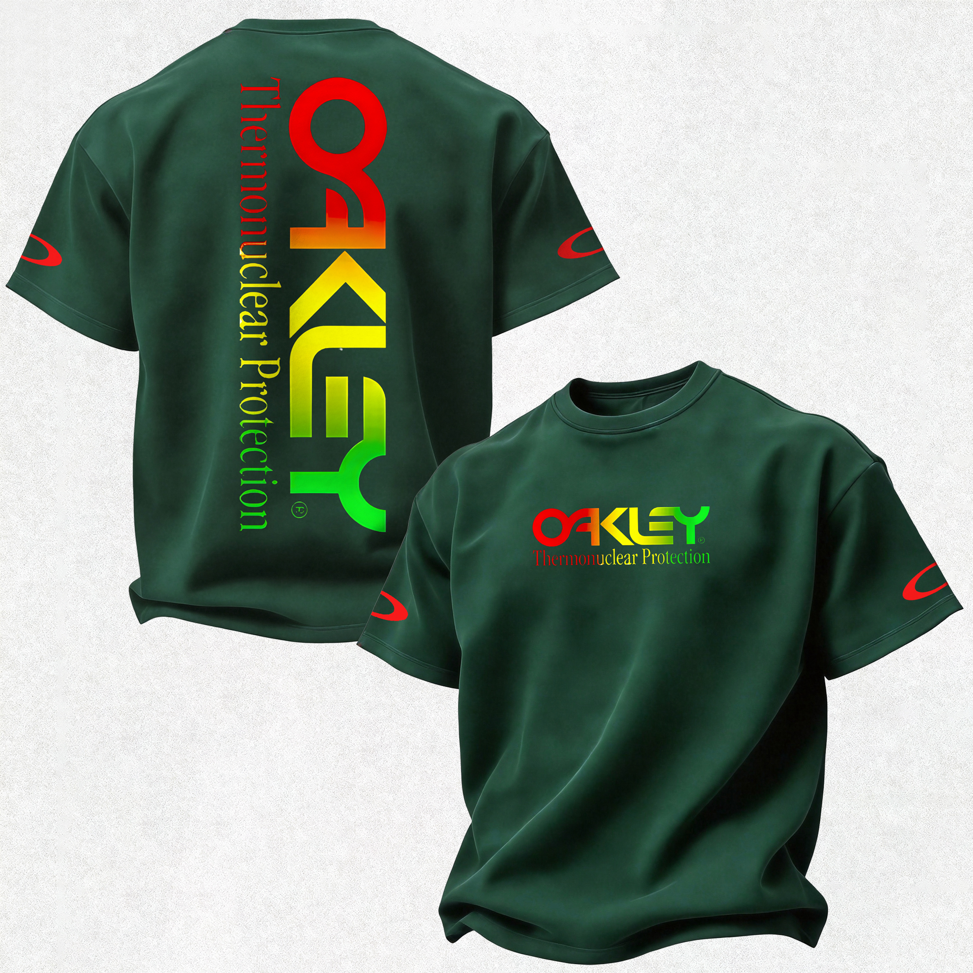 Oakley Thermonuclear Protection Printed Oversized Unisex T-shirt