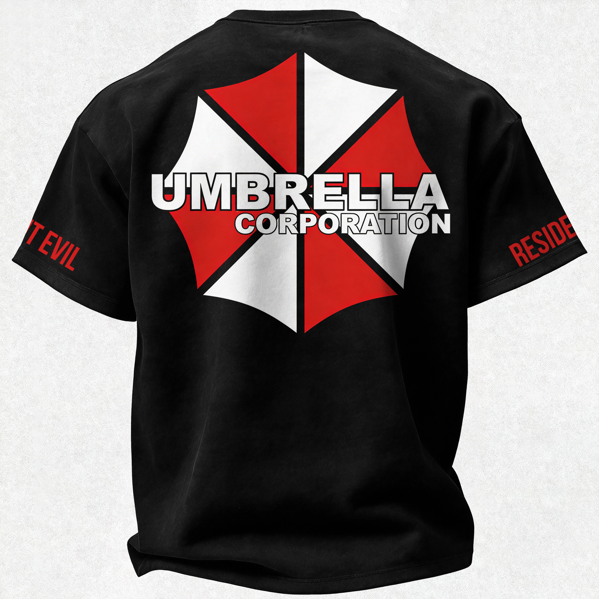 Resident Evil Umbrella Corporation Printed Oversized Unisex T-shirt