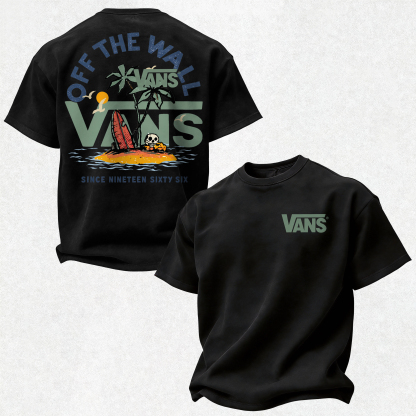 Street Fashion Off The Wall Printed Oversized Unisex T-shirt