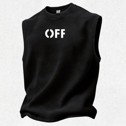 Off-White Print Men's Tank