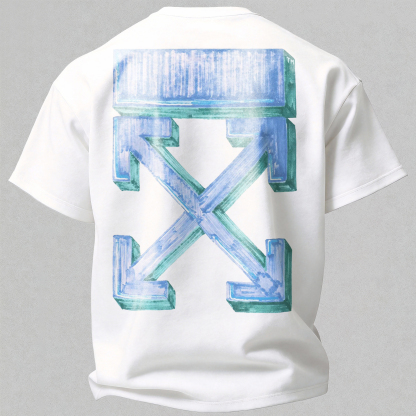 Off-White Printed Oversized Unisex T-shirt