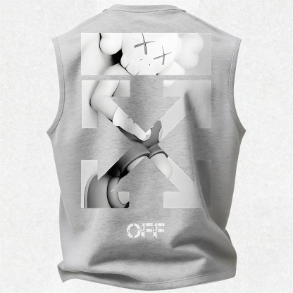 Street Fashion Print Men's Tank