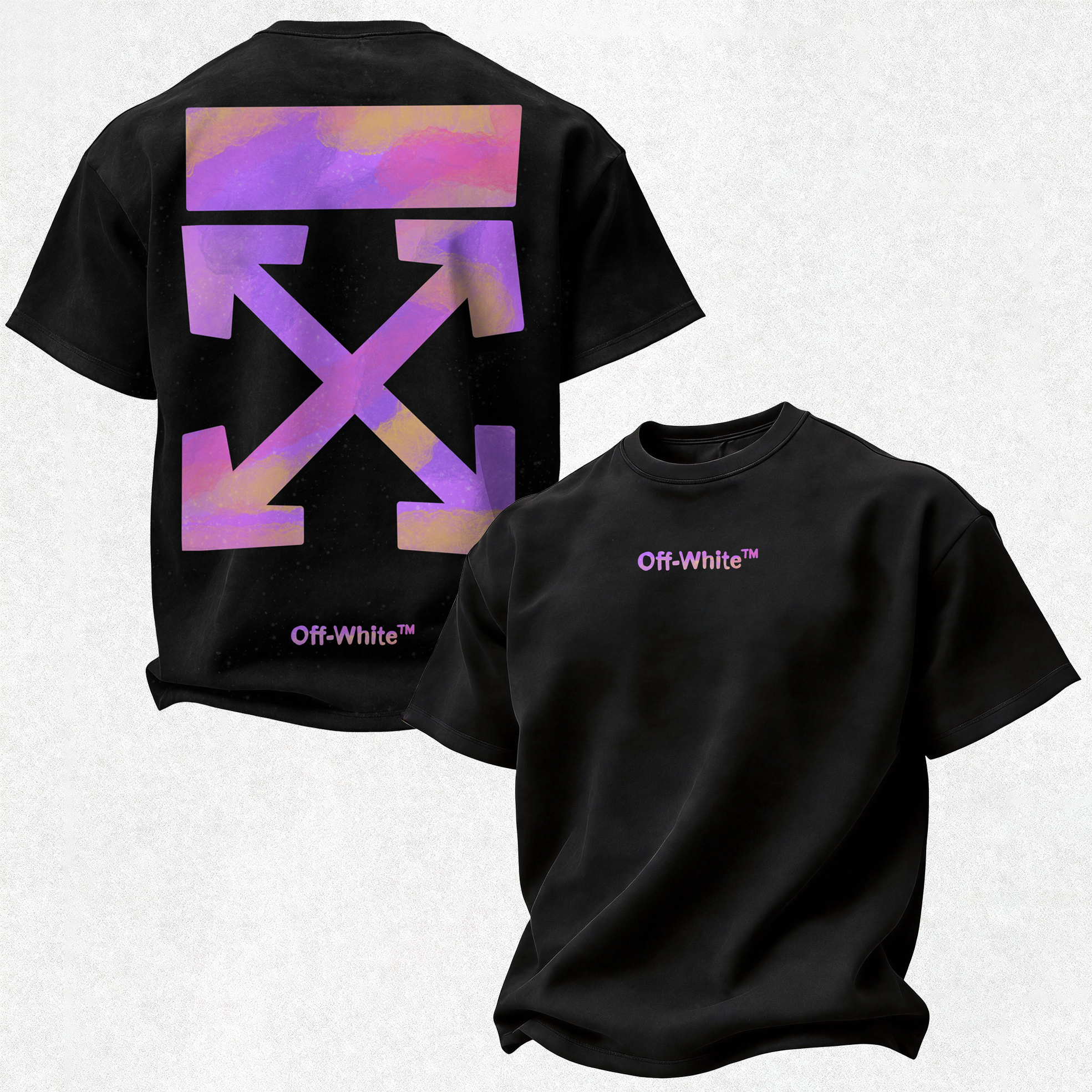 Off-White Printed Oversized Unisex T-shirt
