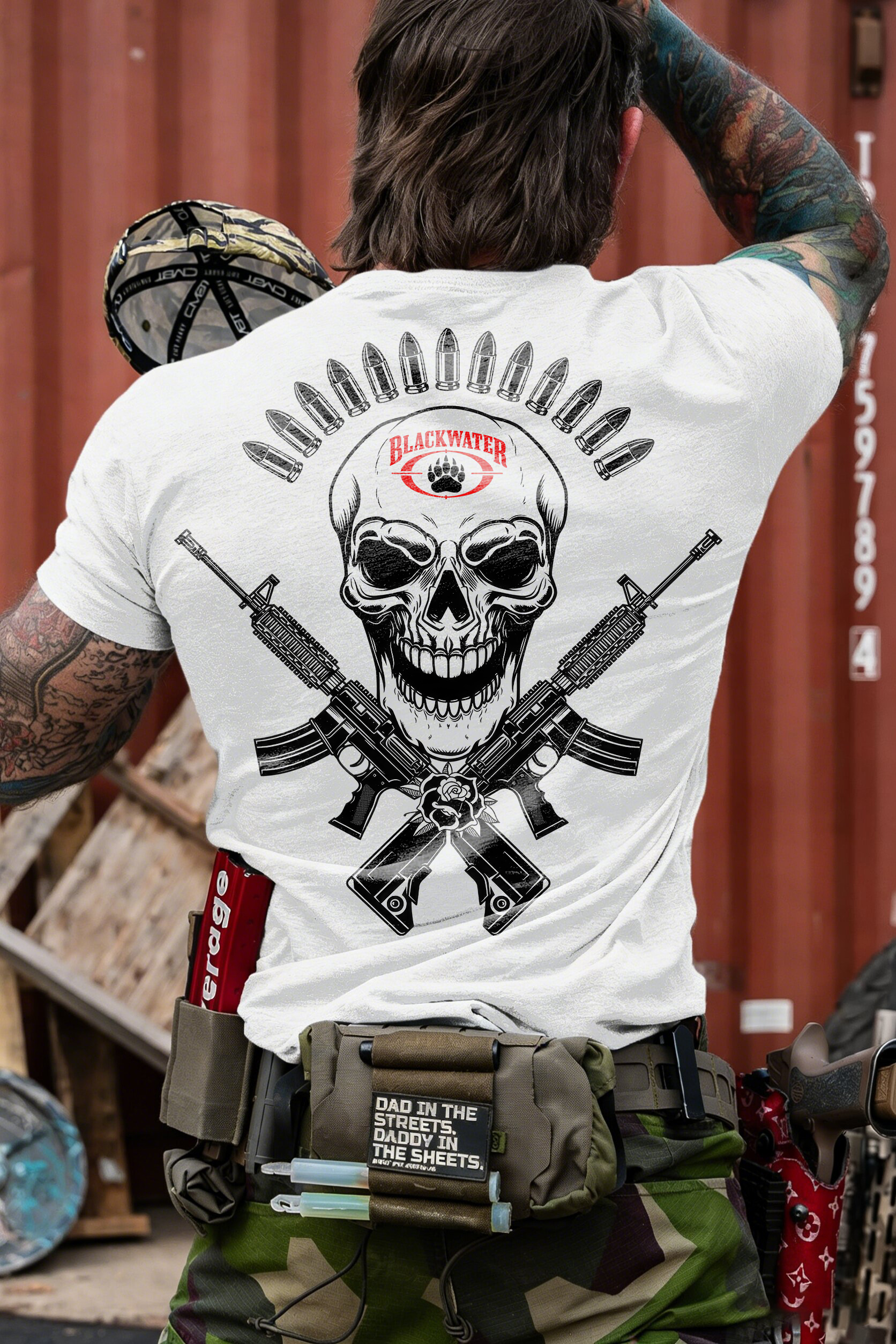 Blackwater Skull Printed Men's T-shirt