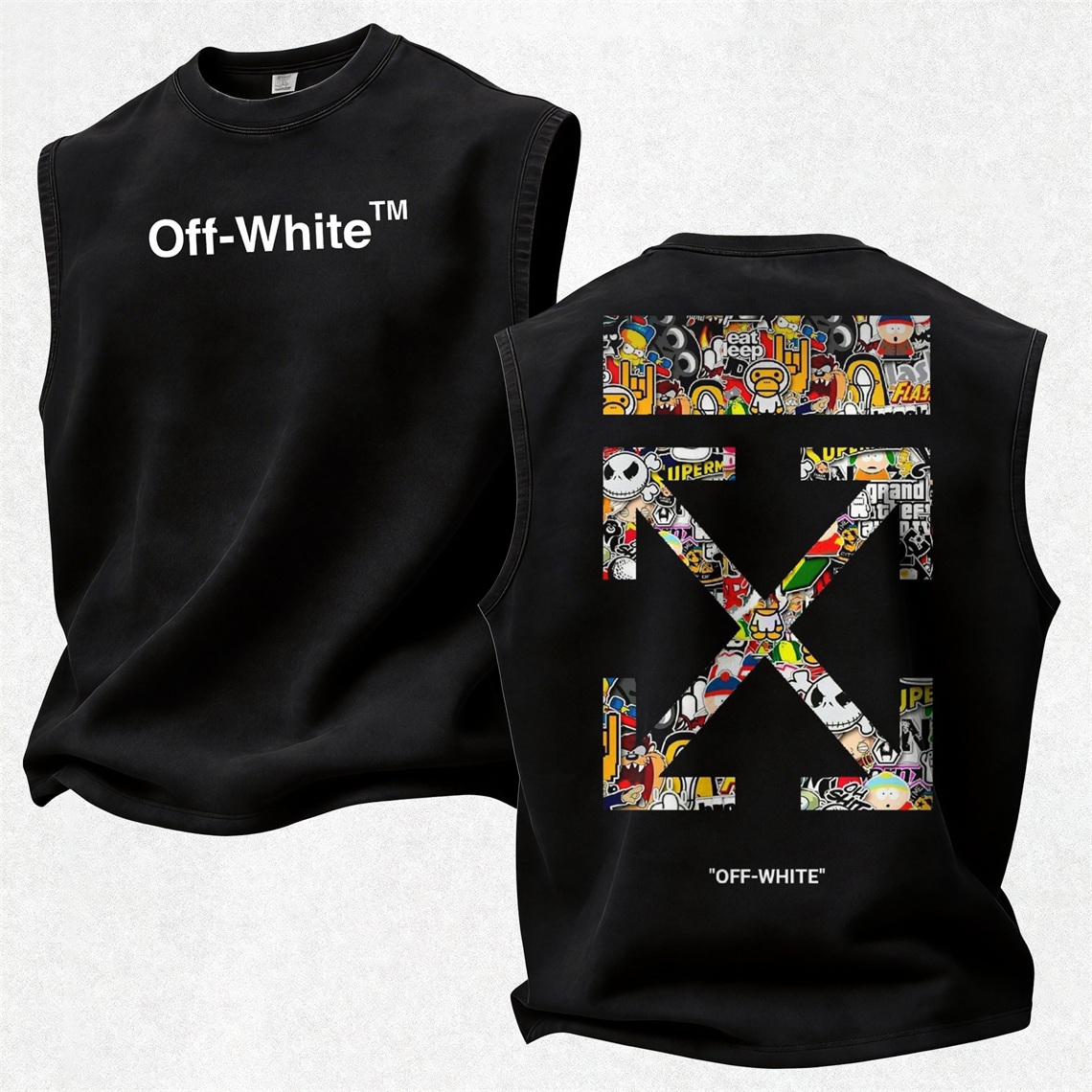 Street Fashion Print Men's Tank