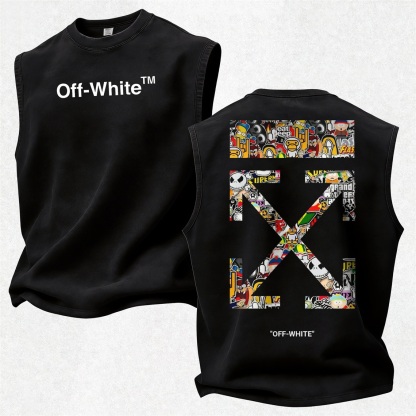 Street Fashion Print Men's Tank