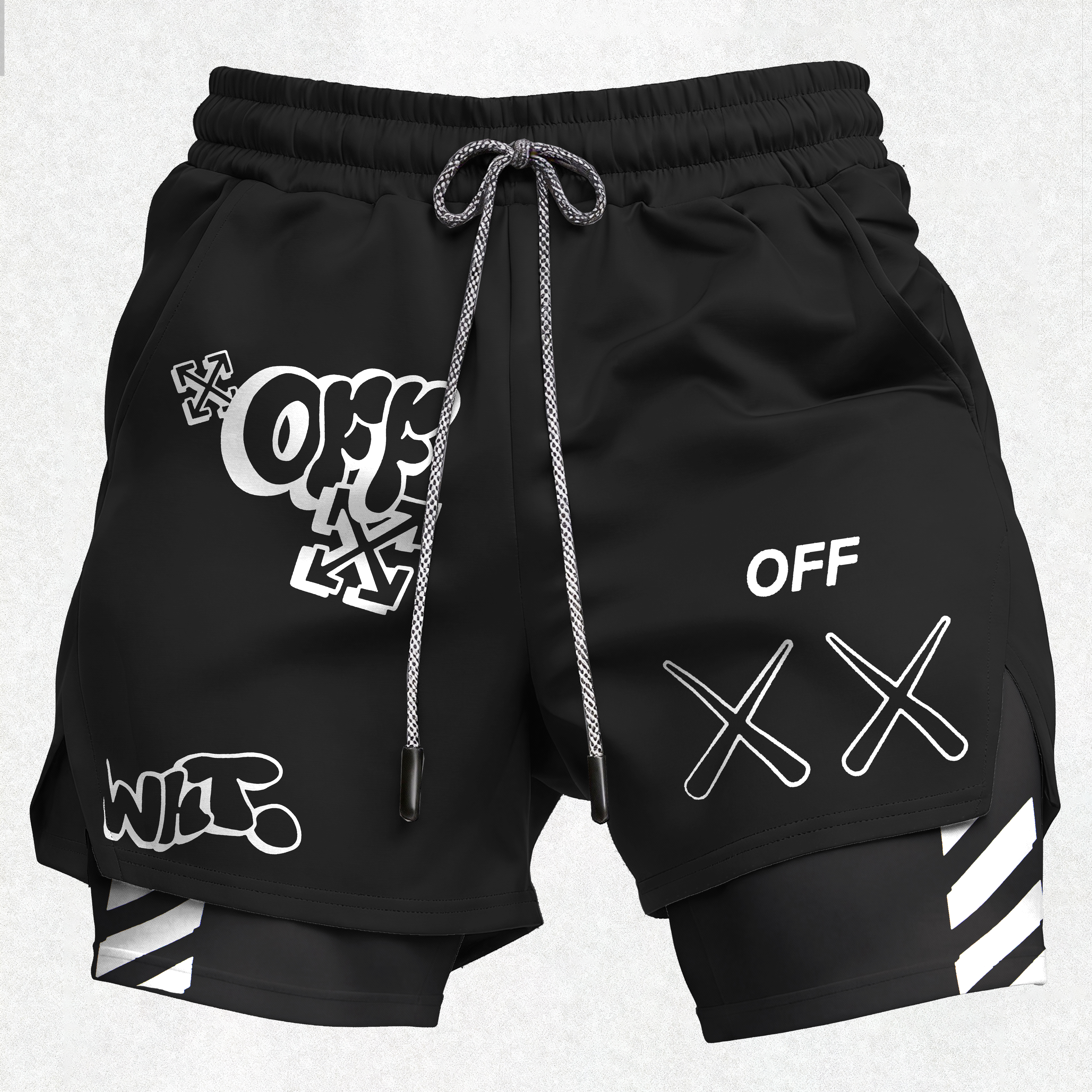 Street Fashion Print Men's Shorts