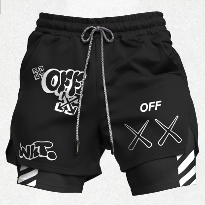 Street Fashion Print Men's Shorts