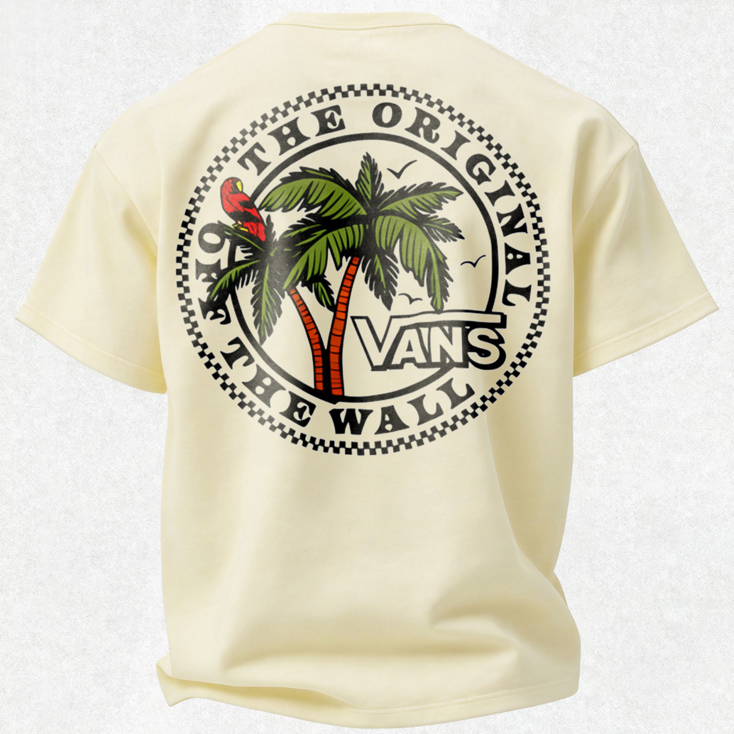 The Original Street Fashion Off The Wall Printed Oversized Unisex T-shirt