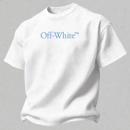 Off-White Printed Oversized Unisex T-shirt