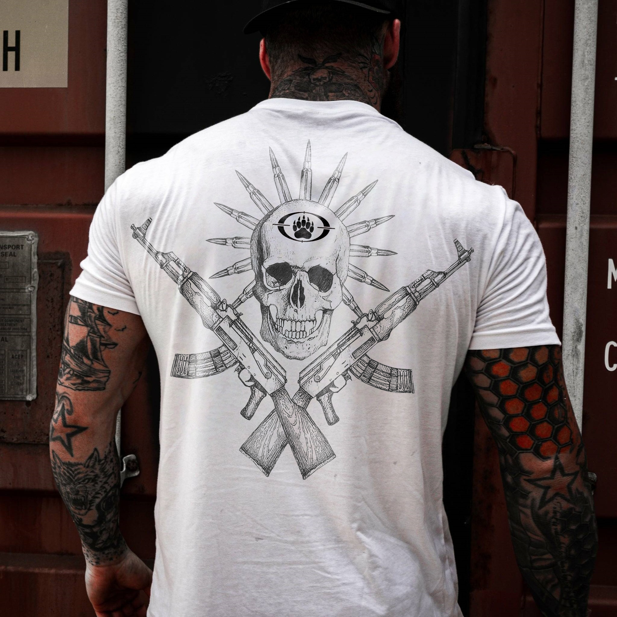 Blackwater Skull Printed Men's T-shirt