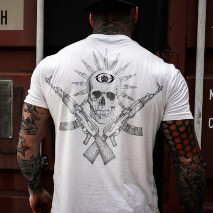 Blackwater Skull Printed Men's T-shirt