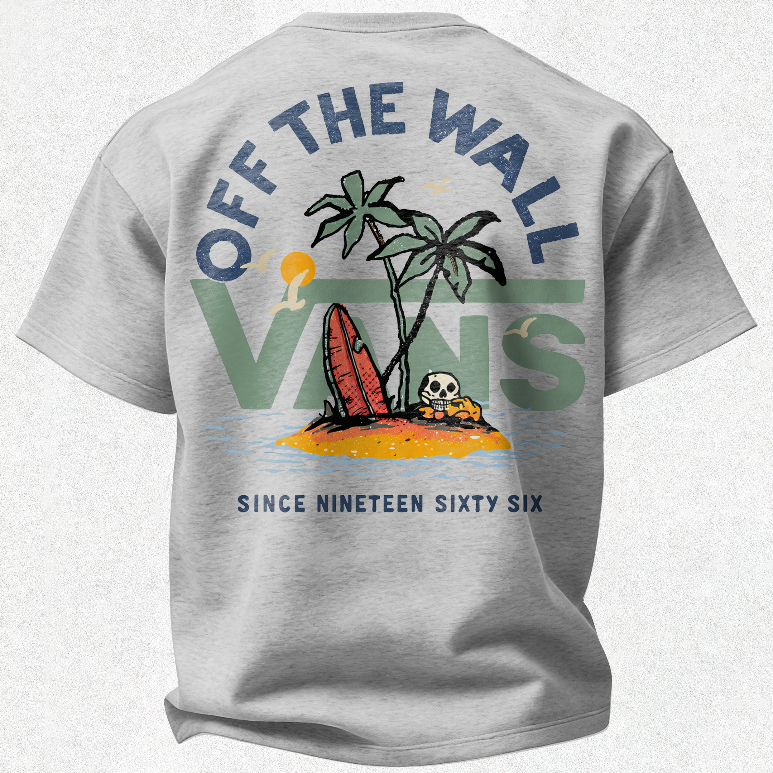 Street Fashion Off The Wall Printed Oversized Unisex T-shirt