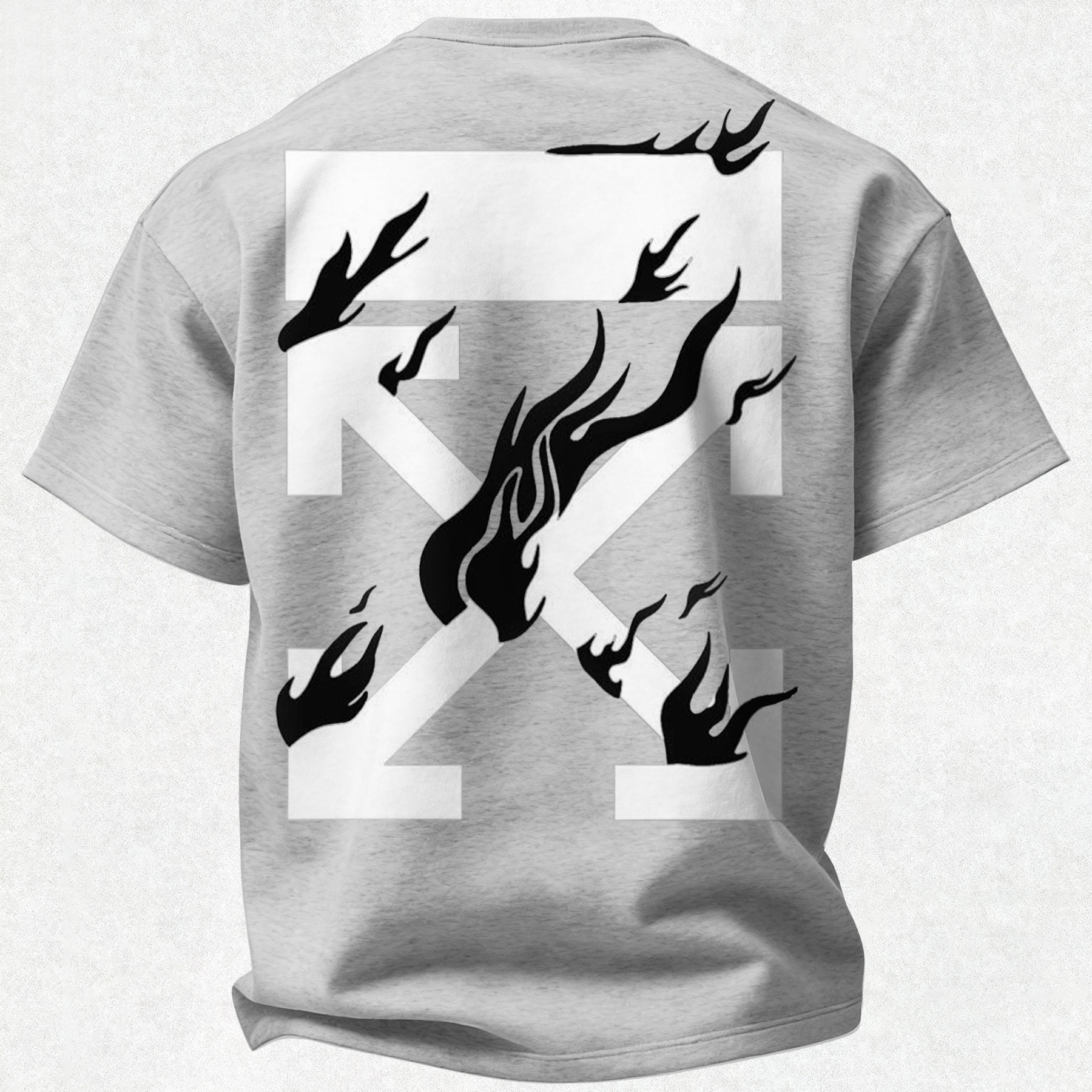 Off-White Printed Oversized Unisex T-shirt