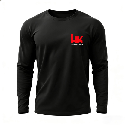Heckler & Koch Skull Printed Men's Long Sleeves T-shirt