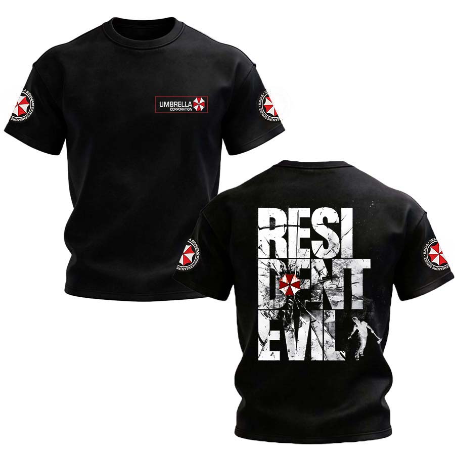 Resident Evil Umbrella Corporation Printed Unisex Oversized T-shirt