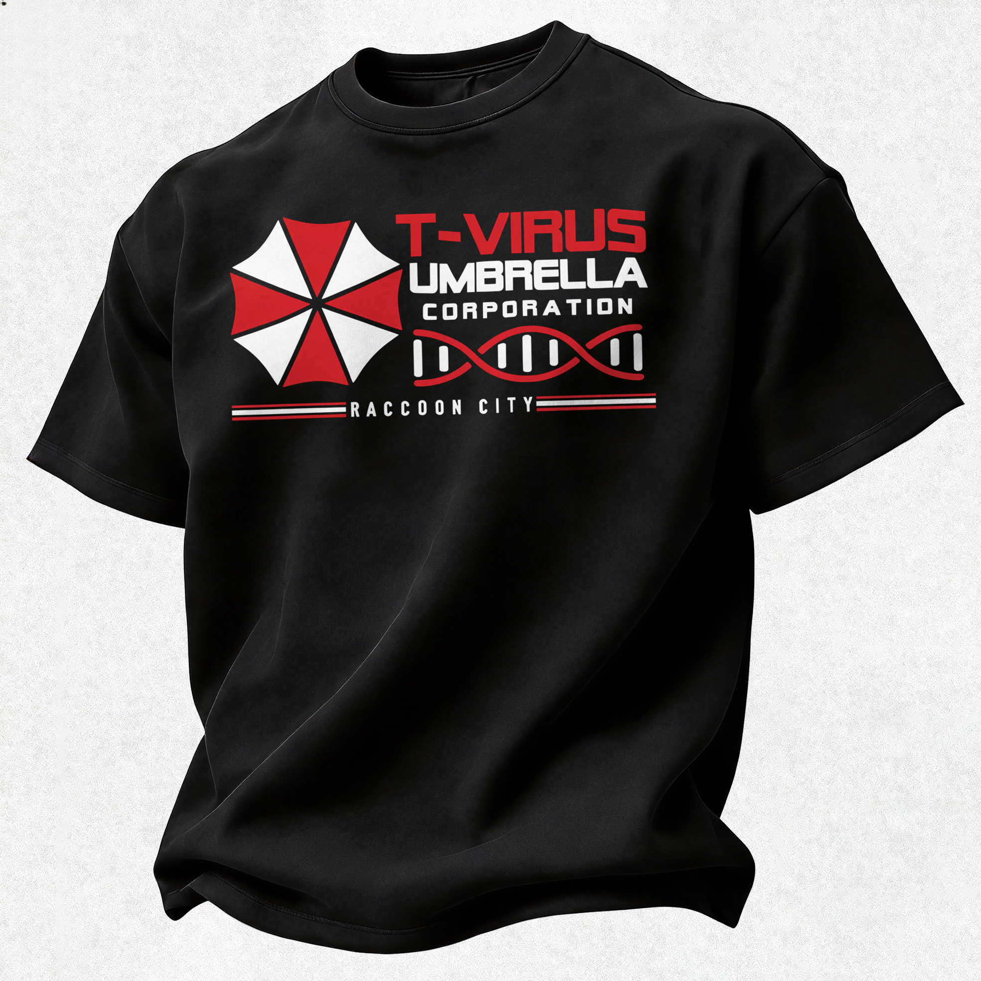 Resident Evil Umbrella Corporation Printed Oversized Unisex T-shirt