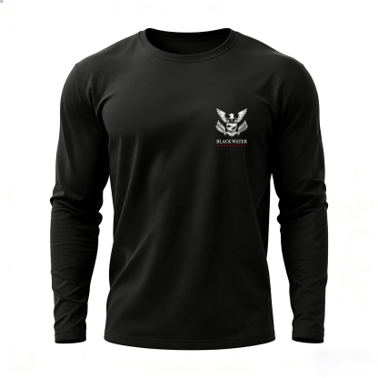 Blackwater Killing People For Money Since 1997 Printed Men's Long Sleeves T-shirt