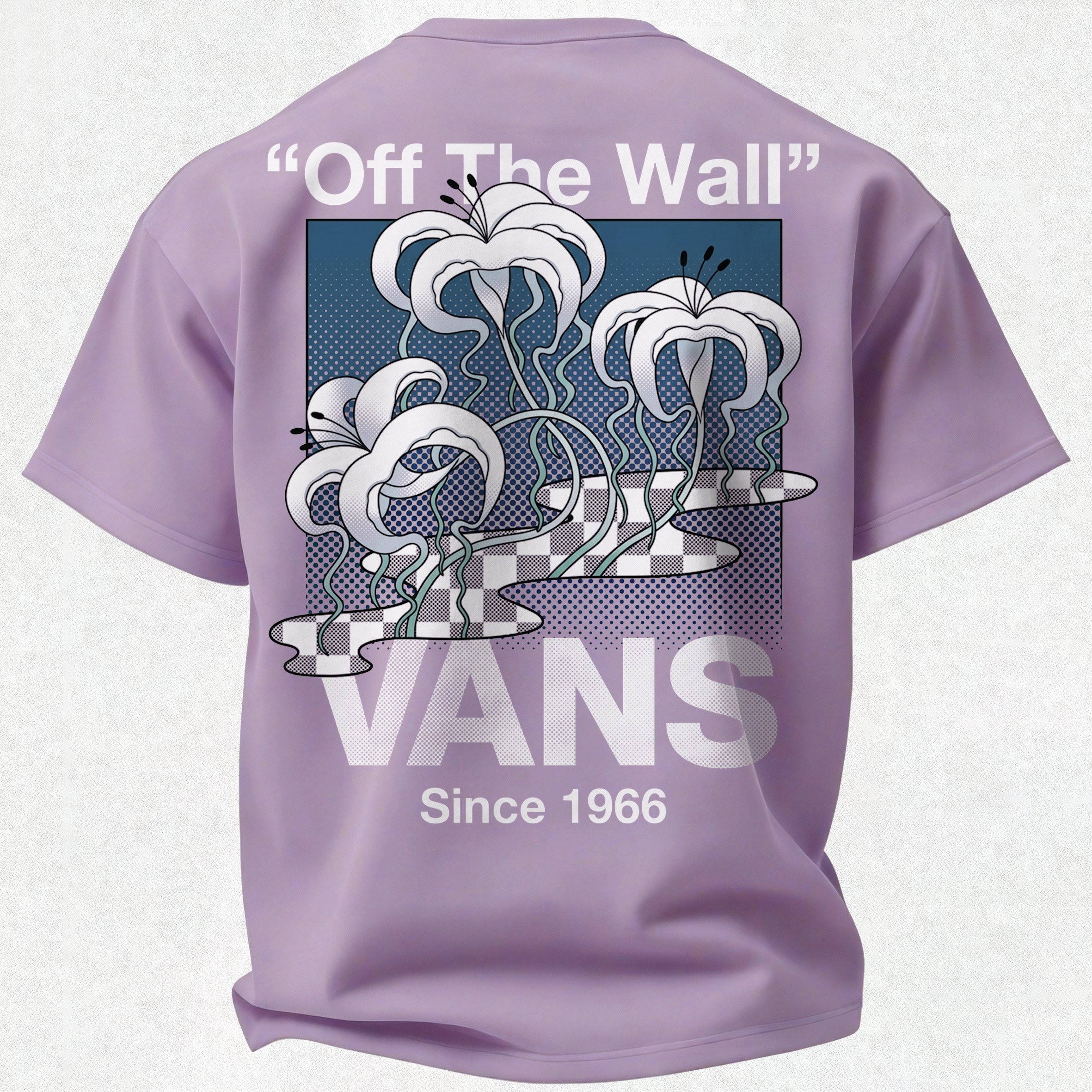 Vans Off The Wall Printed Oversized Unisex T-shirt