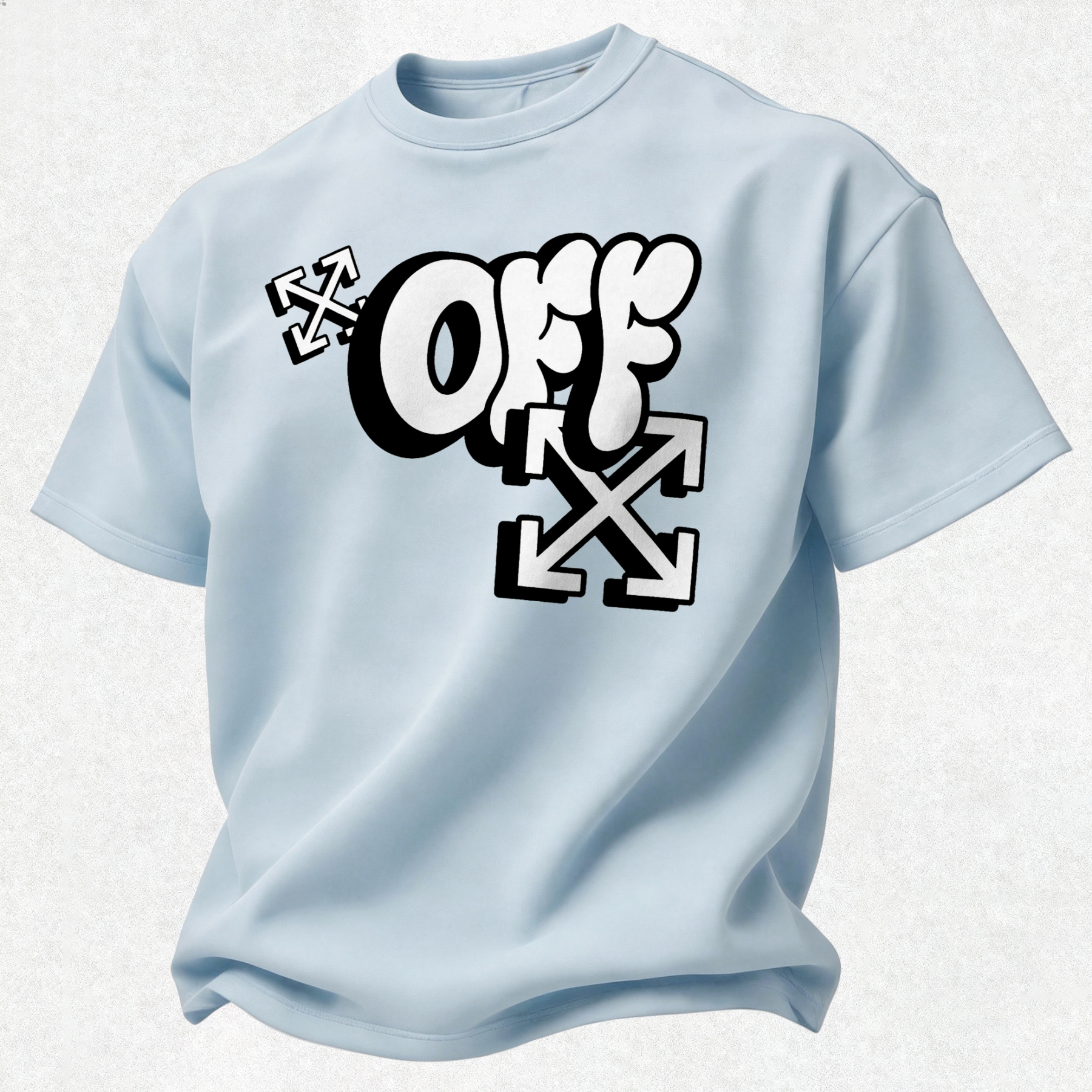 Off-White Printed Oversized Unisex T-shirt
