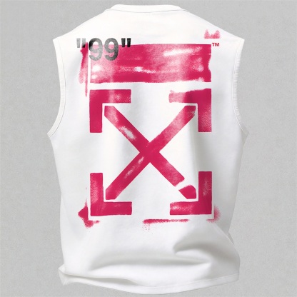 Street Fashion Print Men's Tank
