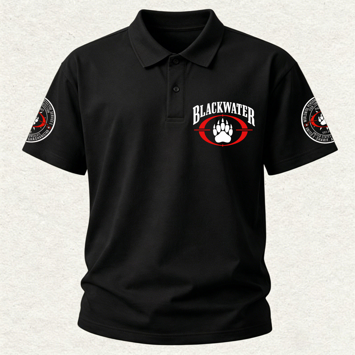 Blackwater Printed Men's Polo Shirt