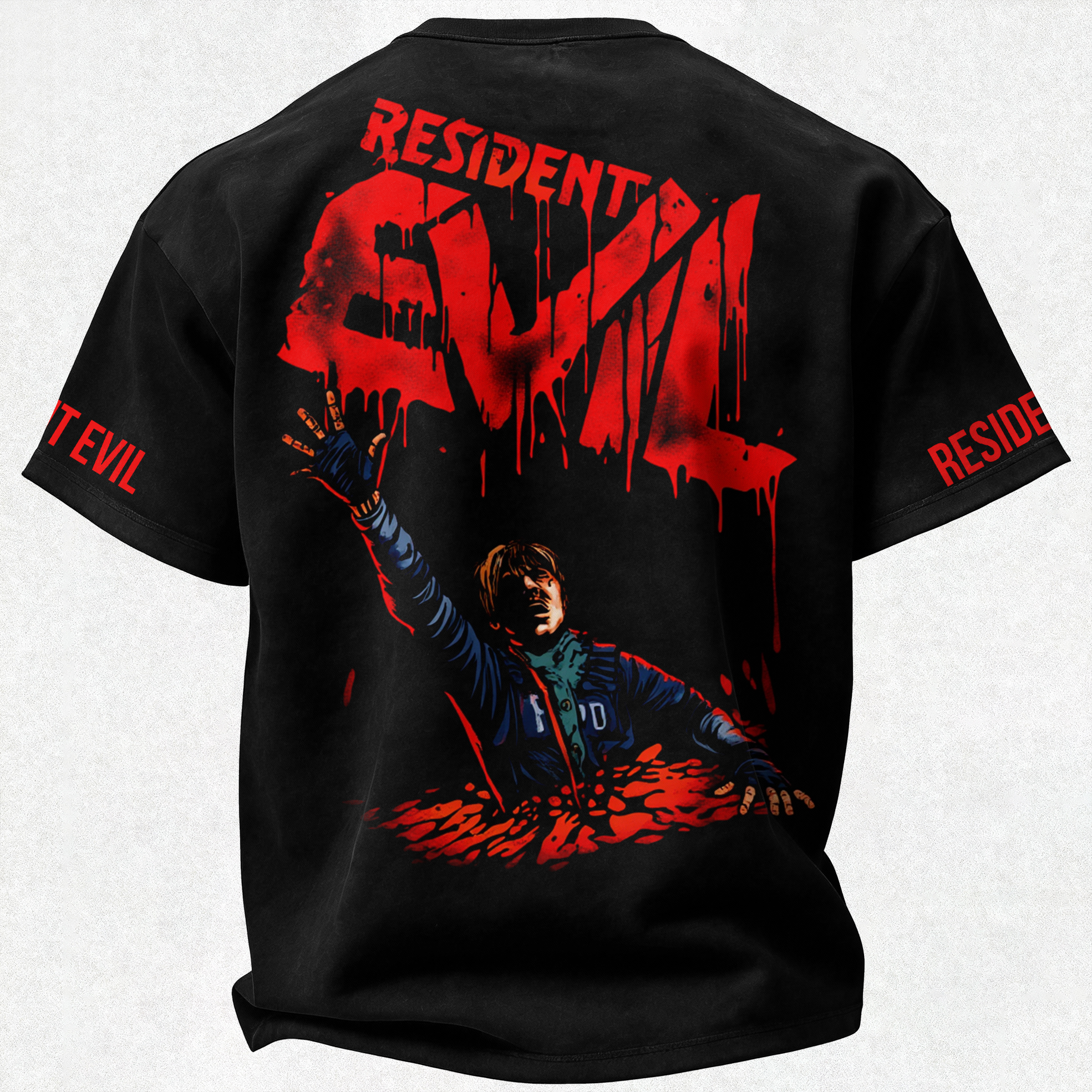 Resident Evil Printed Oversized Unisex T-shirt