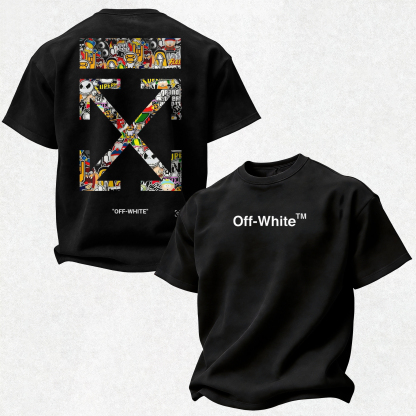 Off-White Printed Oversized Unisex T-shirt