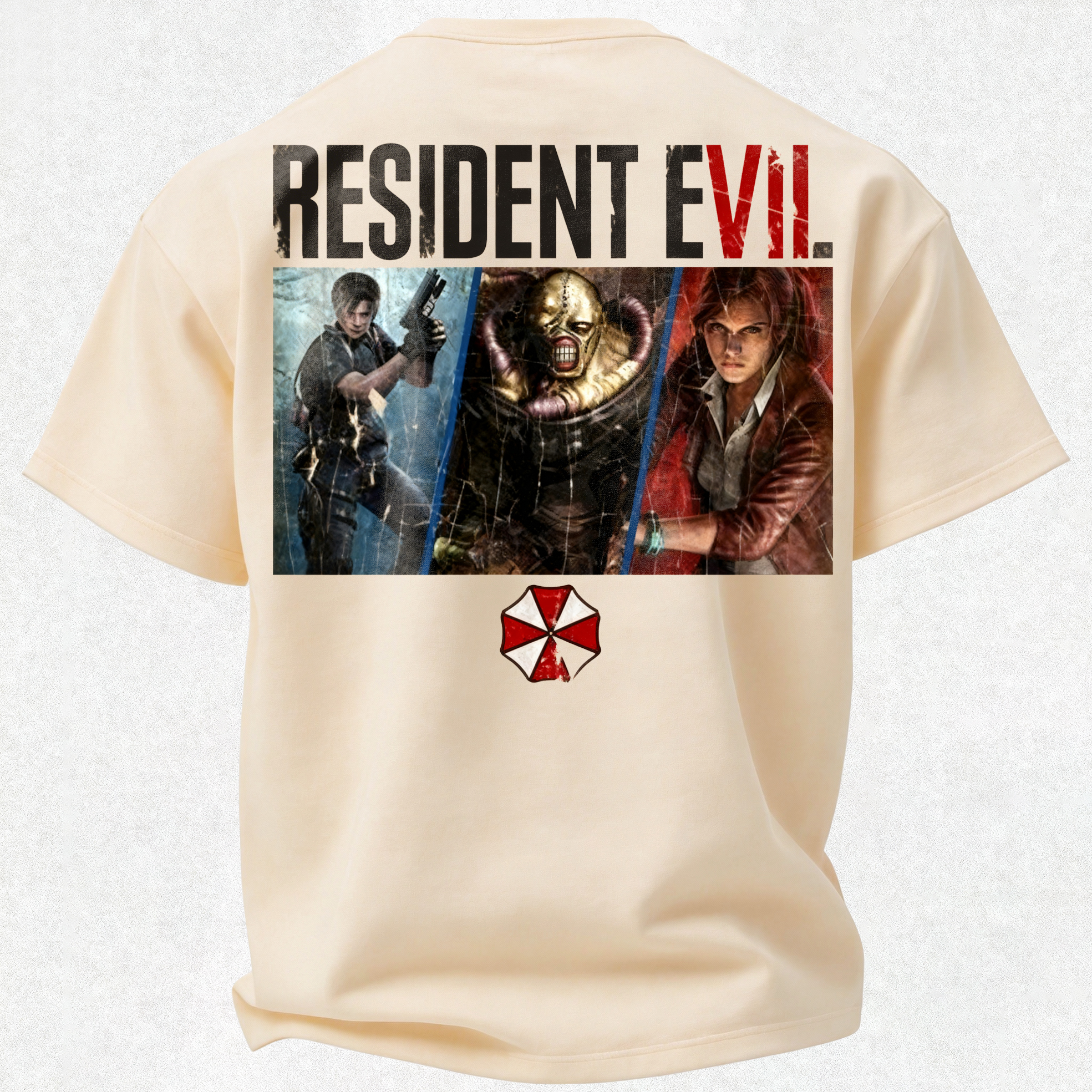 Resident Evil Printed Oversized Unisex T-shirt