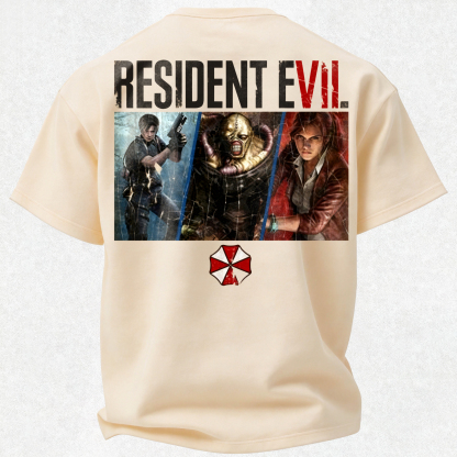 Resident Evil Printed Oversized Unisex T-shirt