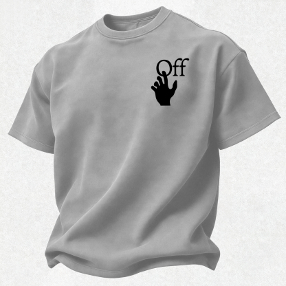 Off-White x KAWS Printed Oversized Unisex T-shirt