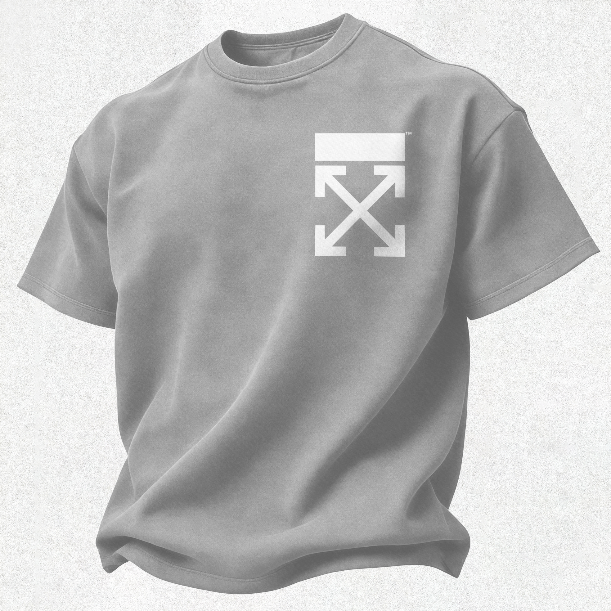 Off-White Printed Oversized Unisex T-shirt