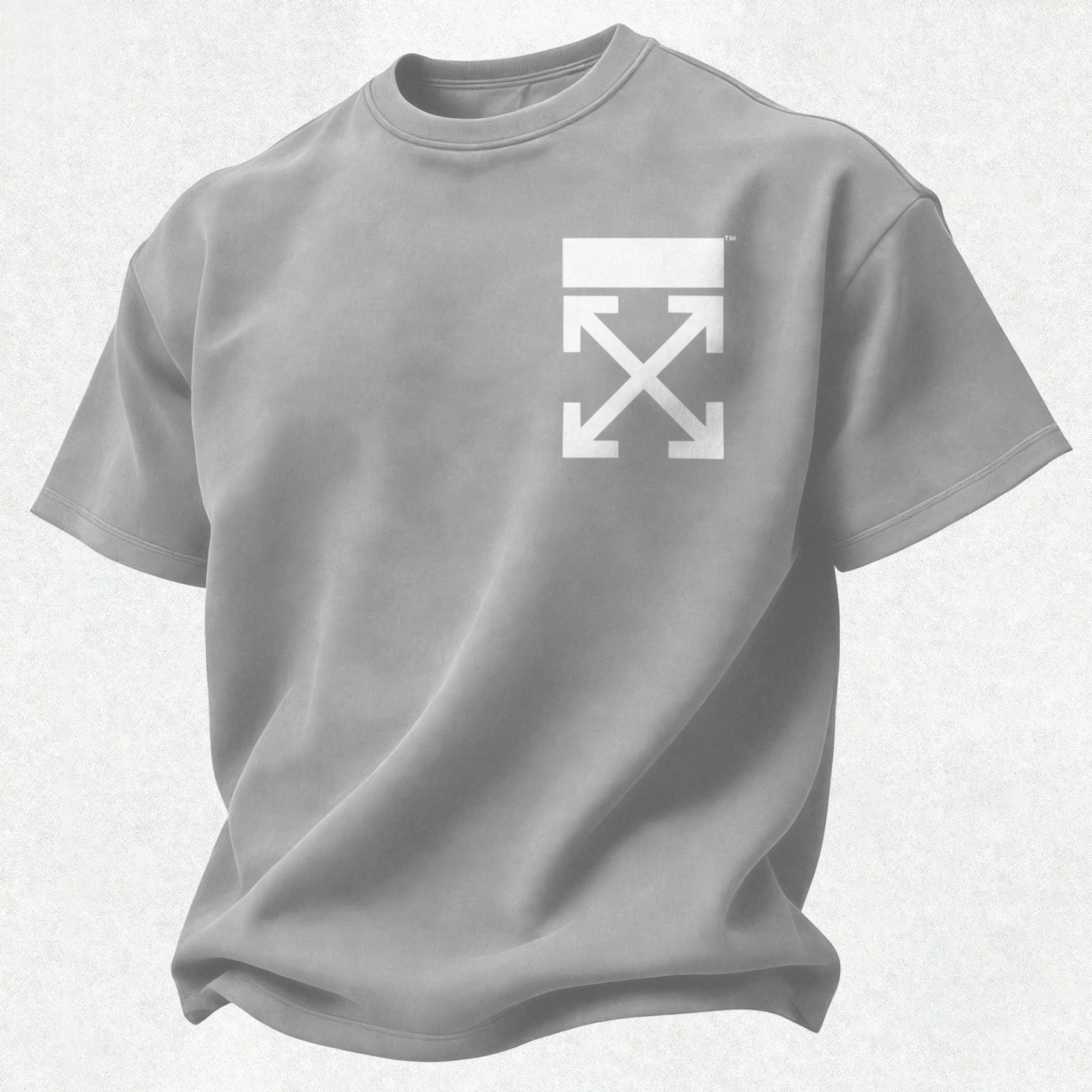 Off-White Printed Oversized Unisex T-shirt
